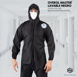 Overol Master Lavable Negro
