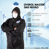 Overol Master Polipropileno Negro