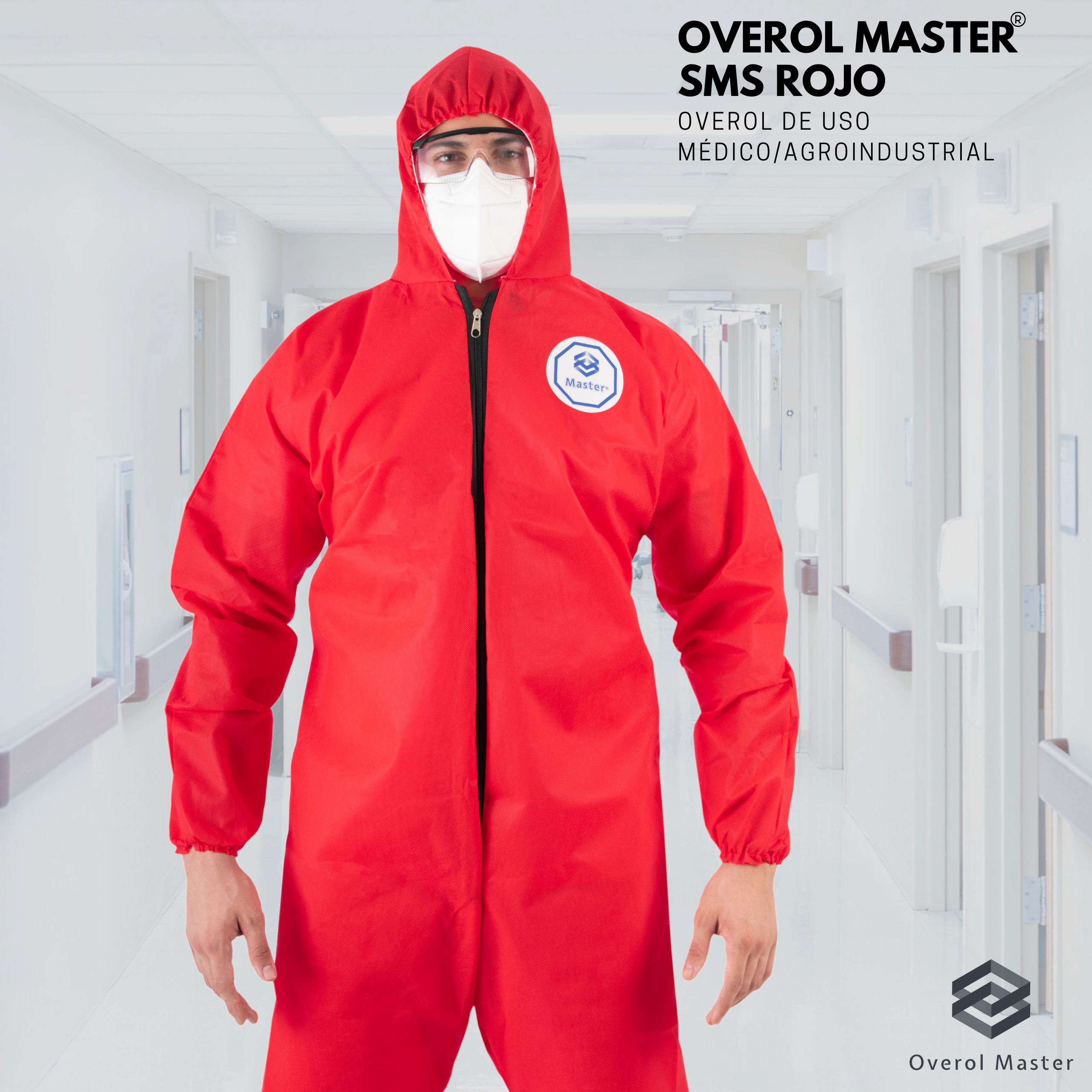 Overol Master Polipropileno Rojo