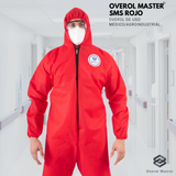 Overol Master Polipropileno Rojo