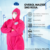 Overol Master Polipropileno Color Rosa