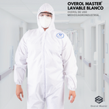 Overol Master Lavable Blanco