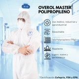 Overol Master Polipropileno Blanco