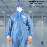 Overol Master Desechable SMS de 35g Azul