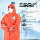 Overol Master Polipropileno Naranja